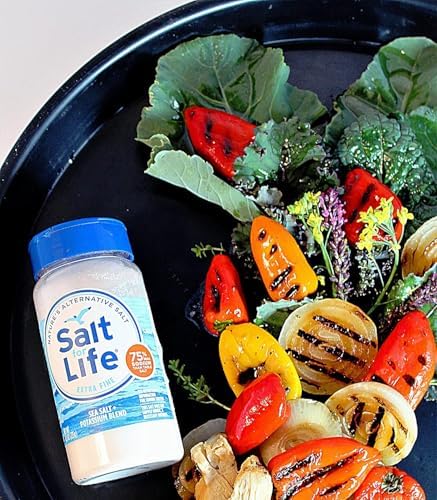 Salt For Life Salt Substitute - 9 oz. - Tasty Low Sodium Potassium Salt Substitute for High Blood Pressure With Real Salt-Taste