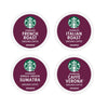 Dark Roast K-Cups Pod Sampler, Includes Starbucks Sumatra, French Roast, Cafe Verona, And Italian Roast, 20 Count