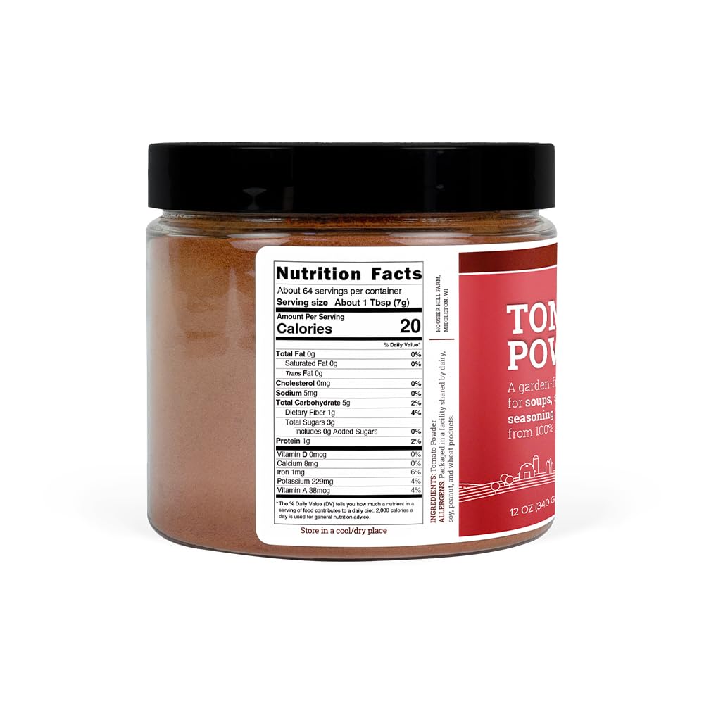 Hoosier Hill Farm Premium Tomato Powder, 12Oz (Pack Of 1)