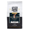 Utica Coffee Roasting Co. Half Moon | Specialty Flavored Medium Roast Ground Coffee | 16 Oz Reclosable Bag