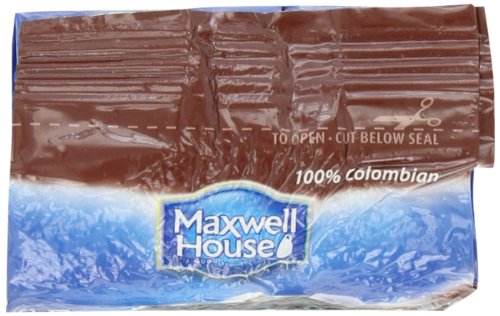 MAXWELL HOUSE Colombian Blend Ground Coffee, Medium Roast, 10.5 Ounce Vacuum Bag, Pack of 3