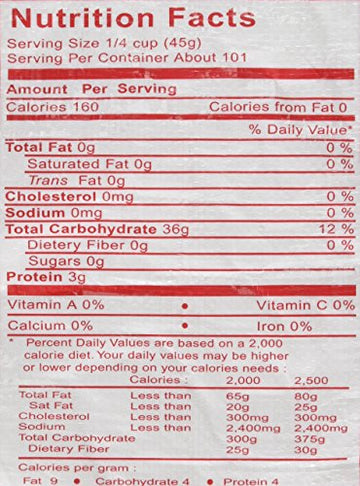 Three Rings Thai Sticky Rice (Sweet Rice), 160 Ounce