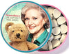 Abc Signature The Golden Girls Marshmallow Flavored Candy - One (1) Fernandos Missing Ear Collectible Tin Bear Shapped Candies S
