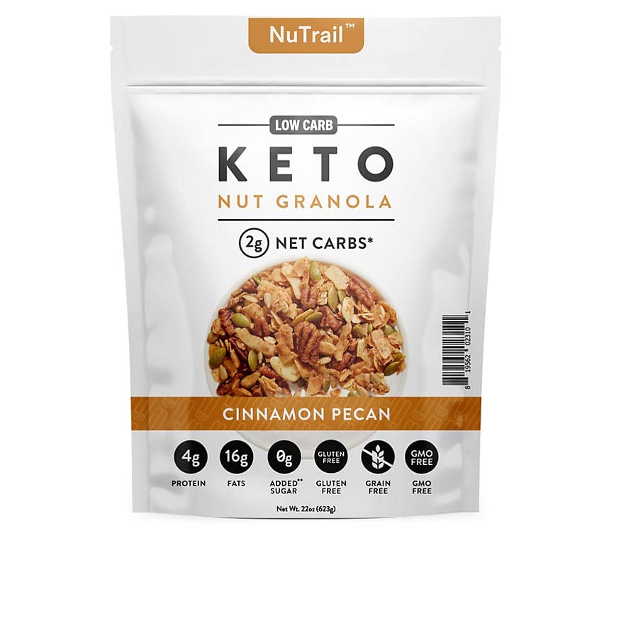 Nutrail Low Carb Keto Nut Granola Cinnamon Pecan (22 Oz.)