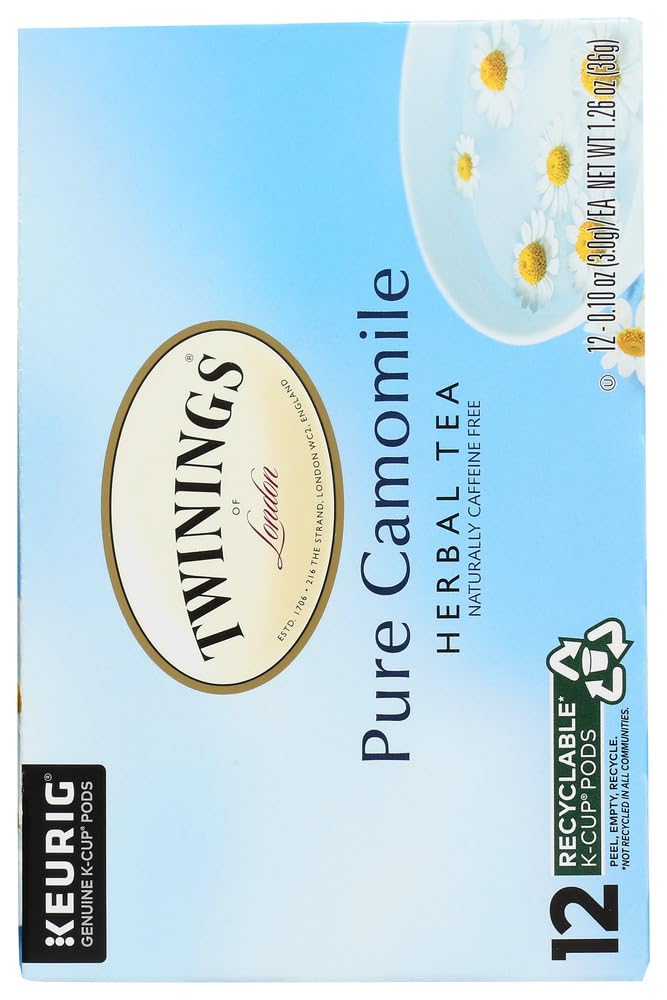 Twinings Of London Pure Camomile Tea K-Cups For Keurig, 24 Count