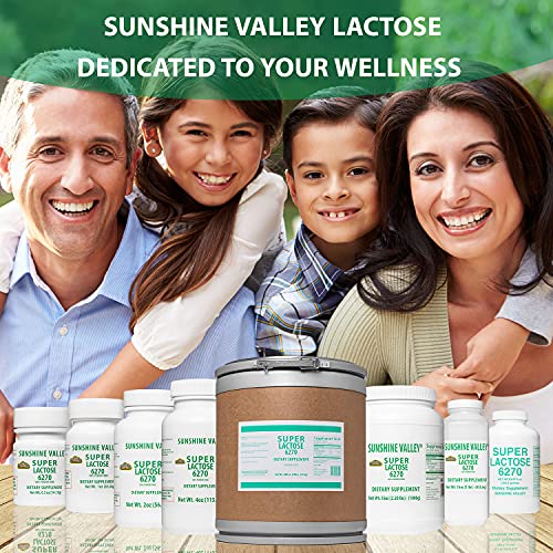 Sunshine Valley® Super Lactose Powder Sugar - Low Carb Sweetener, 8 Ounce, White