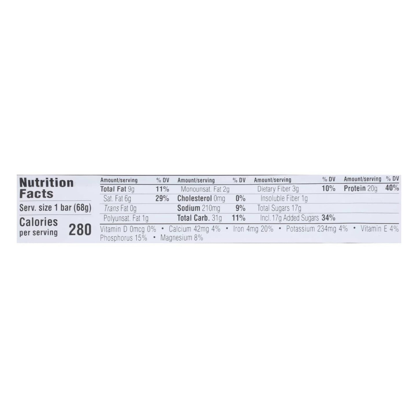 Clif Bar Builder'S Bar Chocolate - 2.4 Oz (12) (1 Case)