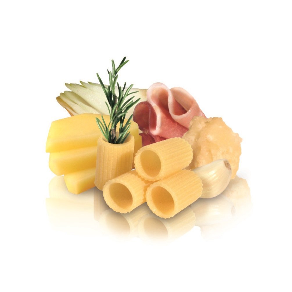 De Cecco Semonlina Pasta, Mezzi Rigatoni No.26, 1 Pound (Pack Of 12)