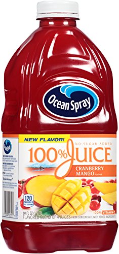 Ocean Spray 100% Juice, Cranberry Mango, 64 Ounce Bottle