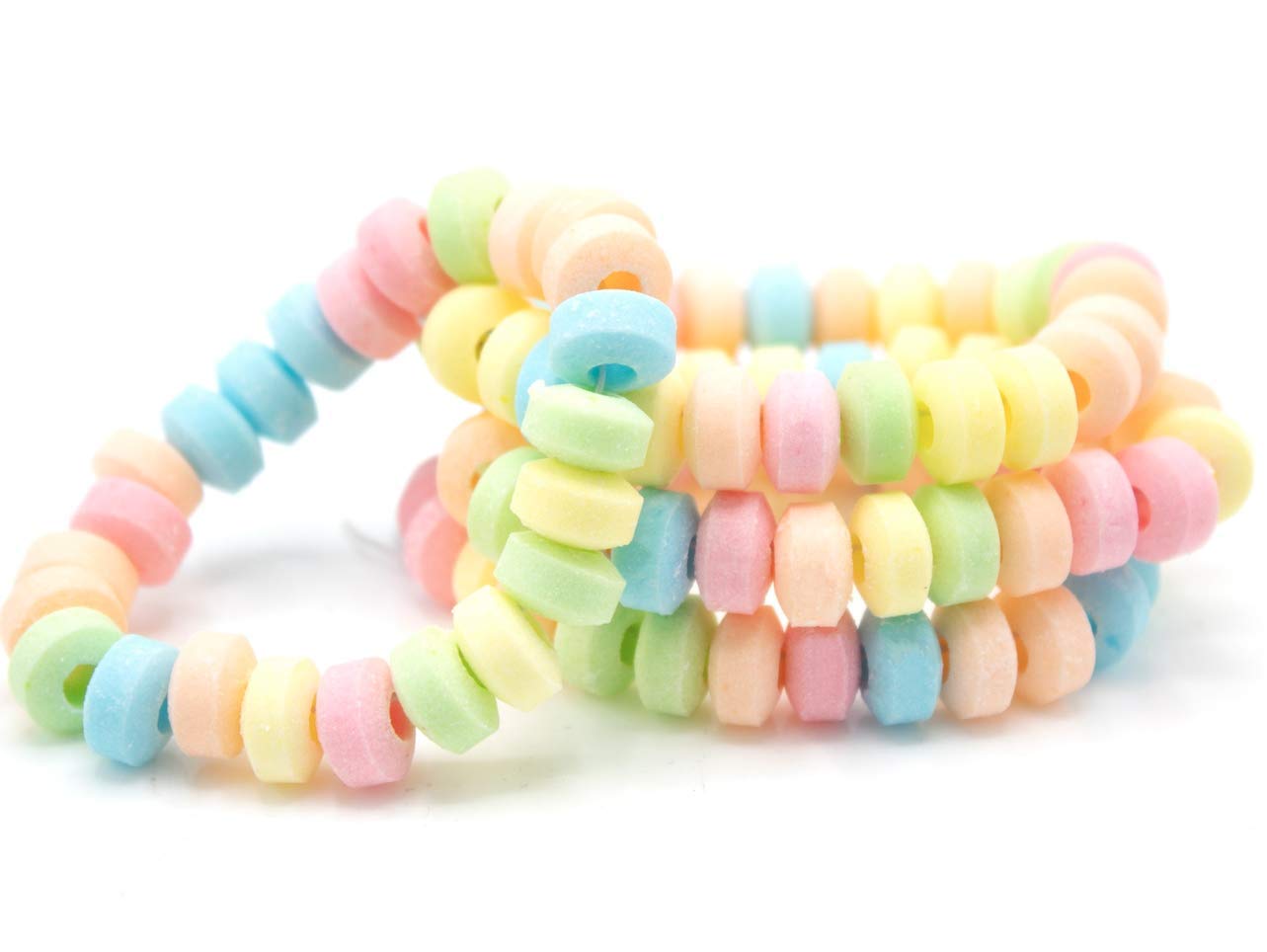 48 Candy Bracelets Individually Wrapped, Bracelet Candy Jewelry, Pastel Candy for Buffet, Goody Bag Stuffers, Barbie Party Favor