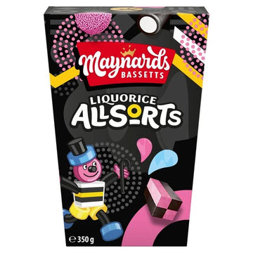 Maynards Bassetts Liquorice Allsorts Carton 350G