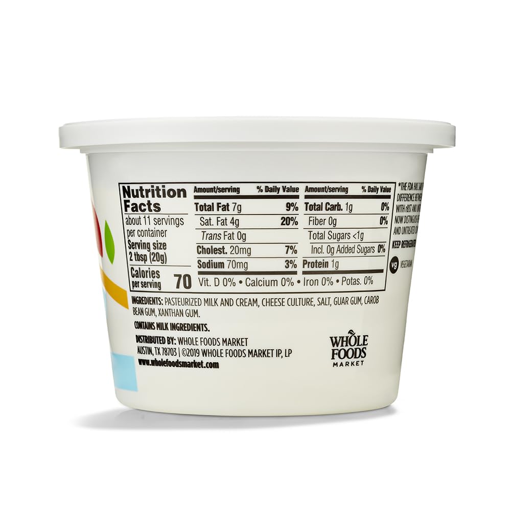 365 Everyday Value, Whipped Cream Cheese, 8 oz