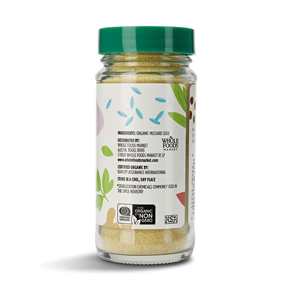 365 By Whole Foods Market, Mustard Seed Ground Organic, 1.69 Ounce