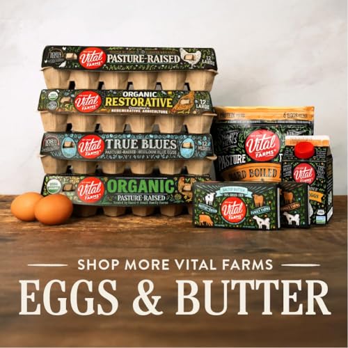 Vital Farms Organic Pasture-Raised Hard-Boiled Eggs Resealable Bag, 6 Ct