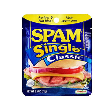 SPAM Single Classic, 2.5 Oz Pouch, 12Count
