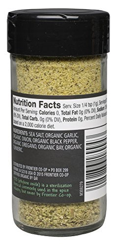 Frontier Herb Adobo Seasoning Blend, Non Irradiated, 2.86 Ounces (Pack Of 12)