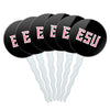 GRAPHICS & MORE East Stroudsburg University of Pennsylvania Secondary Logo Cupcake Picks Toppers Decoration Set of 6