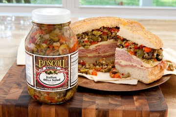 Boscoli Italian Olive Salad - Small, 15.5 ounce (Pack of 2)
