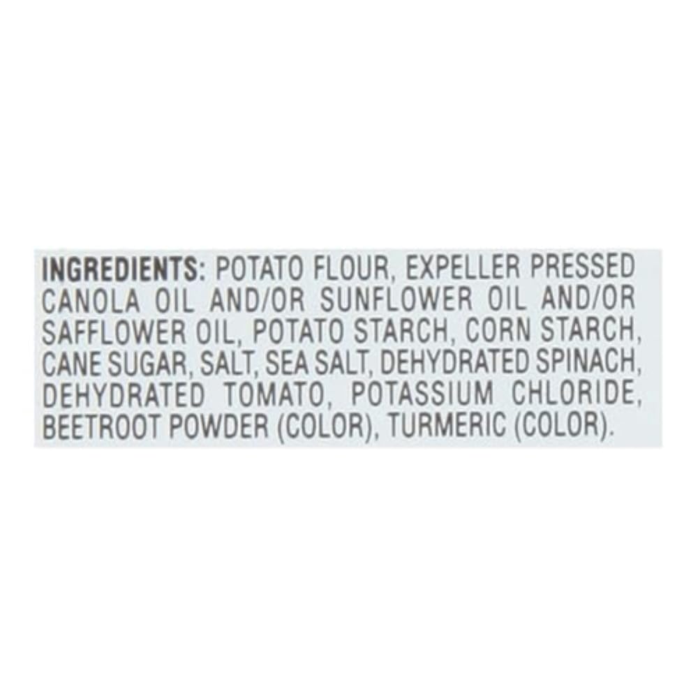 Sensible Portions Garden Veggie Wavy Chips, Sea Salt, Snack Size, 1 Oz (Pack of 24)