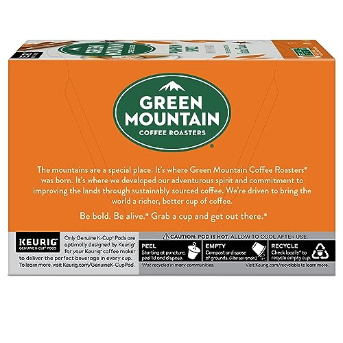 Green Mountain Coffee Roasters Pumpkin Spice, Keurig Single-Serve K-Cup Pods, Light Roast Coffee, 60 Count (6 Packs of 10)