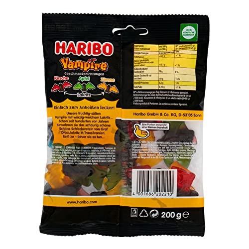 Haribo Bunte Vampire 200G