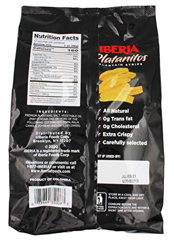 Iberia Salted Plantain Strips, 12 Oz (Pack Of 4)