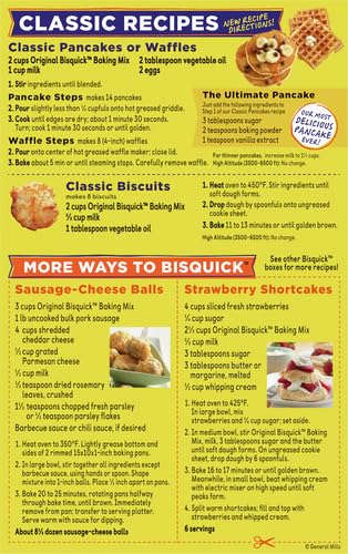 Bisquick Pancake And Baking Mix, Original 20 Oz (Pack Of 12)