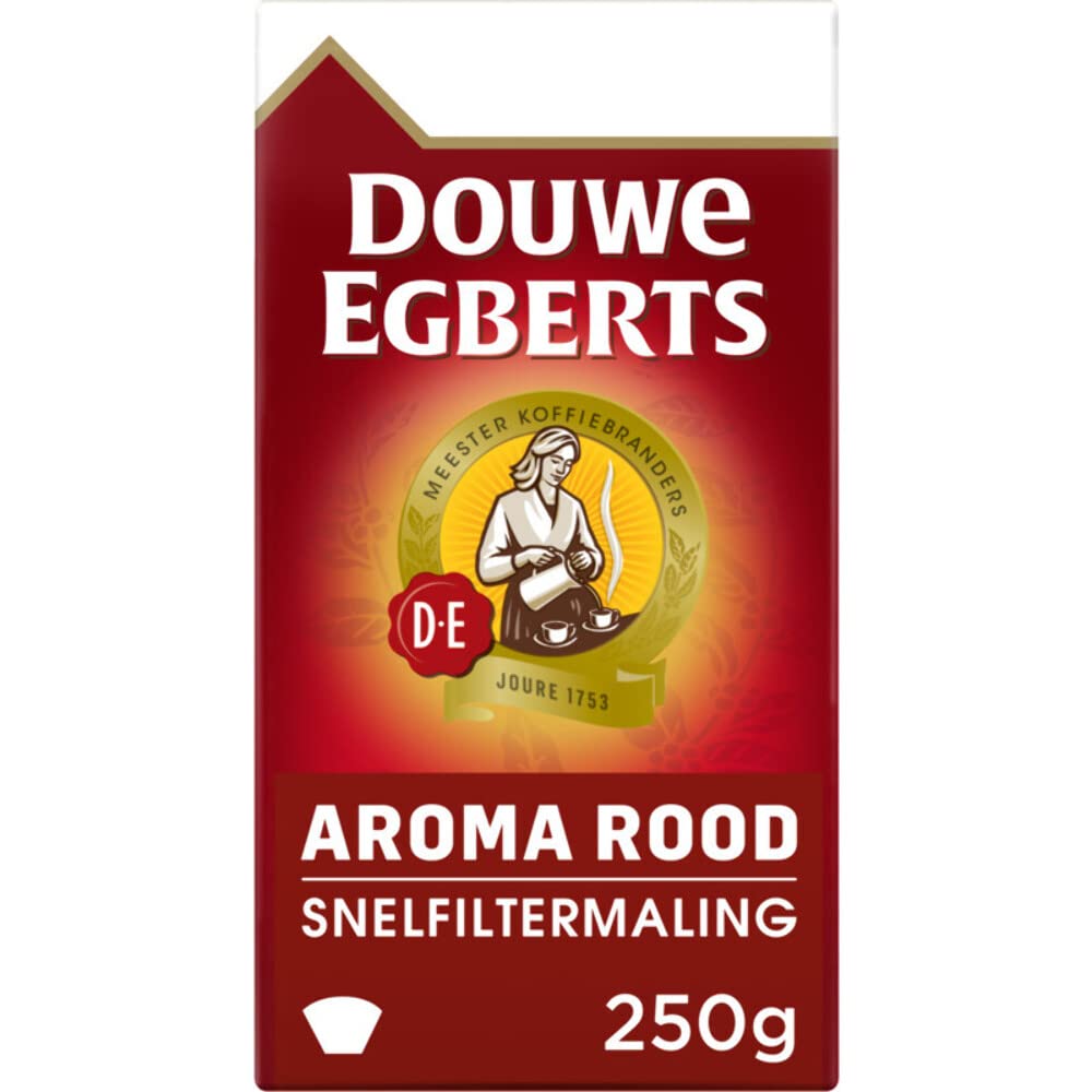 Douwe Egberts Aroma Rood Ground Medium Roast Coffee, 250G (Pack Of 1)8.81 Count