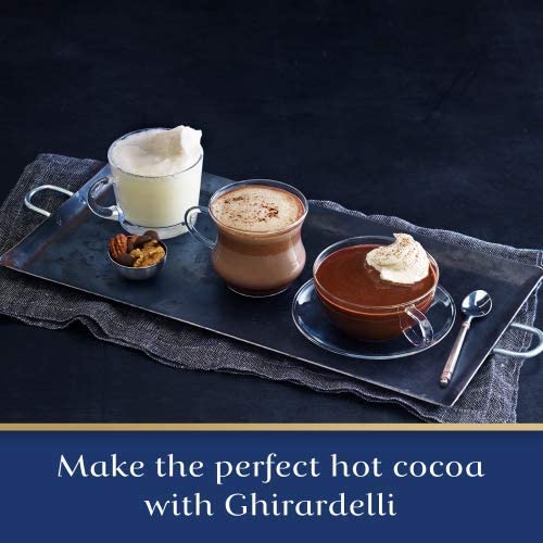 Ghirardelli Hot Cocoa Mix, Double Chocolate, 0.85 Ounce Packets, Pack of 10, Rich Brown