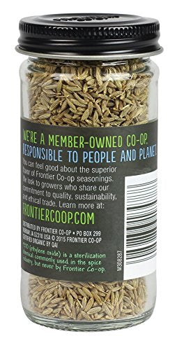 Frontier Co-Op Whole Cumin Seed, 1.68 Ounce Bottle, Rich, Warm, Complex Earthy Spice Flavor, Kosher