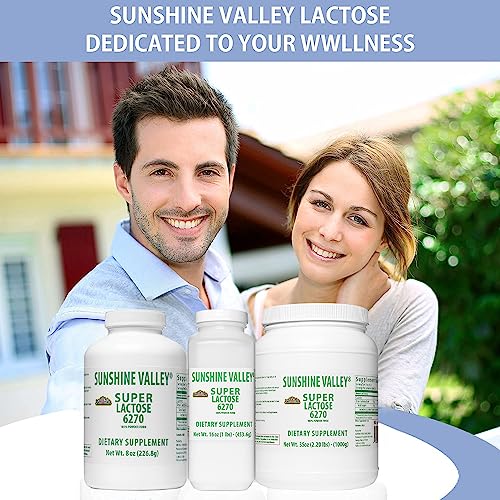 Sunshine Valley Super Lactose Powder Sugar Natural Food Stabilizer 16 Ounce White