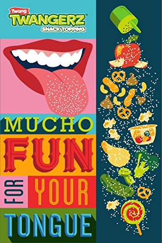 Twangerz Variety Seasoning Salt Snack Topping, 1.15 Ounce Shaker (Set Of 5)