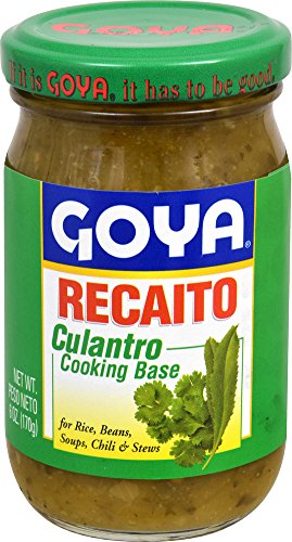 Recaito Culantro Cooking Base by Goya, Cilantro Cooking Base with Onions, Garlic, and Green Bell Peppers, Latino Seasoning for R