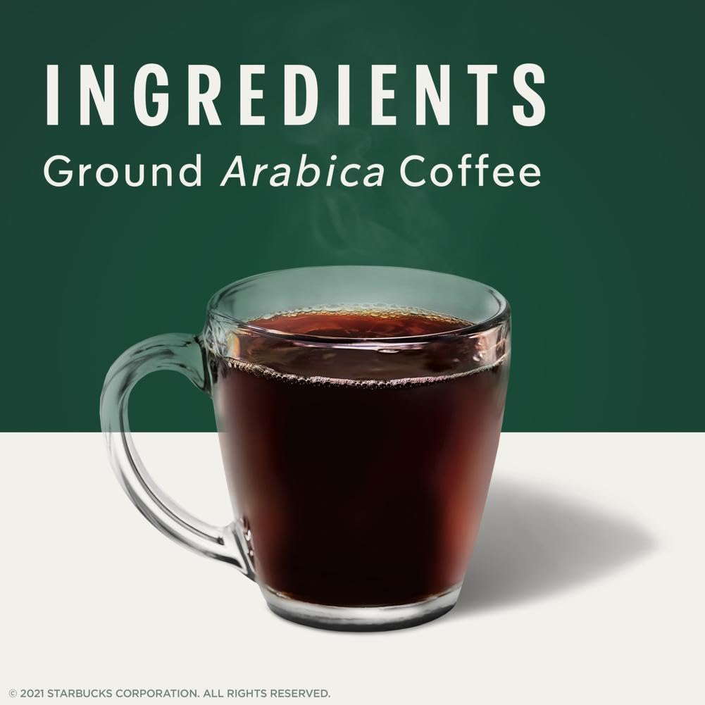 Starbucks Ground Coffee, Dark Roast Coffee, French Roast, 100% Arabica, 1 Bag (28 Oz)