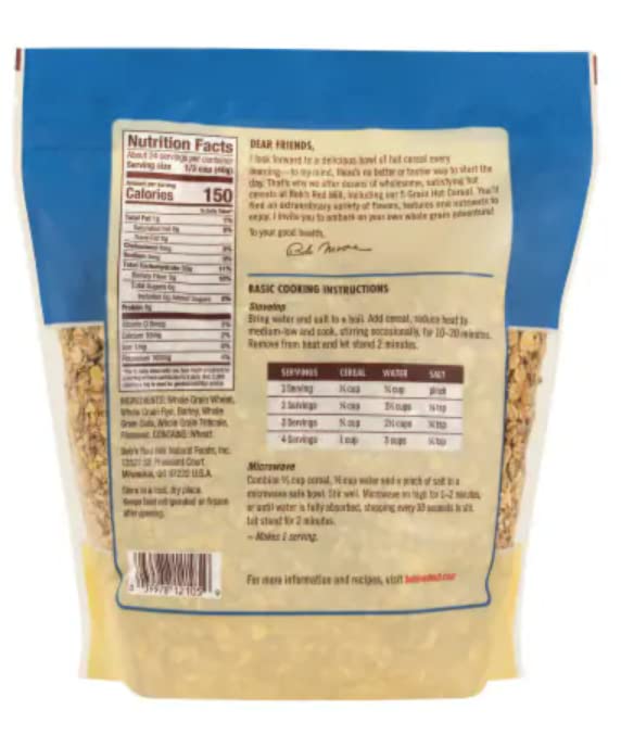 Bob'S Red Mill 5 Grain Rolled Hot Cereal, 34 Oz