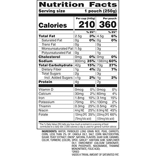 Uncle Ben's Ready Rice Garden Vegetable Pouches, Ready to Heat, 8.8 Ounce (Pack of 6)