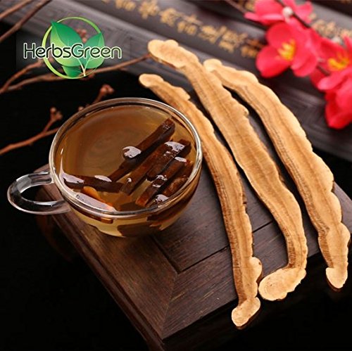 HerbsGreen Dried Red Reishi Mushroom Slices - 16 oz (1 lb) - Top Grade, Natural Herbal dietary product