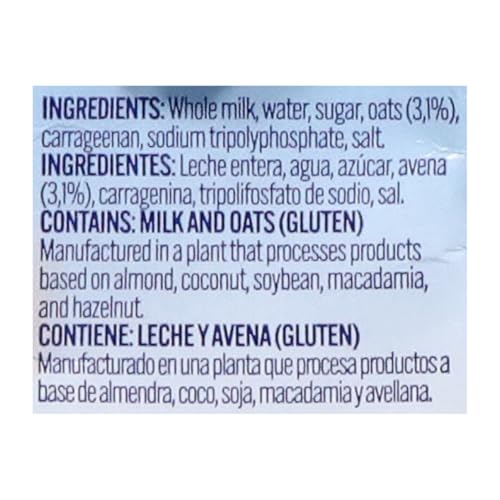 Iberia Oatmeal Drink, Ready-To-Drink, Shelf Stable, Good Source Of Calcium, Original Oatmeal Smoothie 6.8 Fl Oz Single Serve Pac