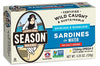 Season Skinless and Boneless Sardines in Water 4.25 Ounce (Pack of 6)