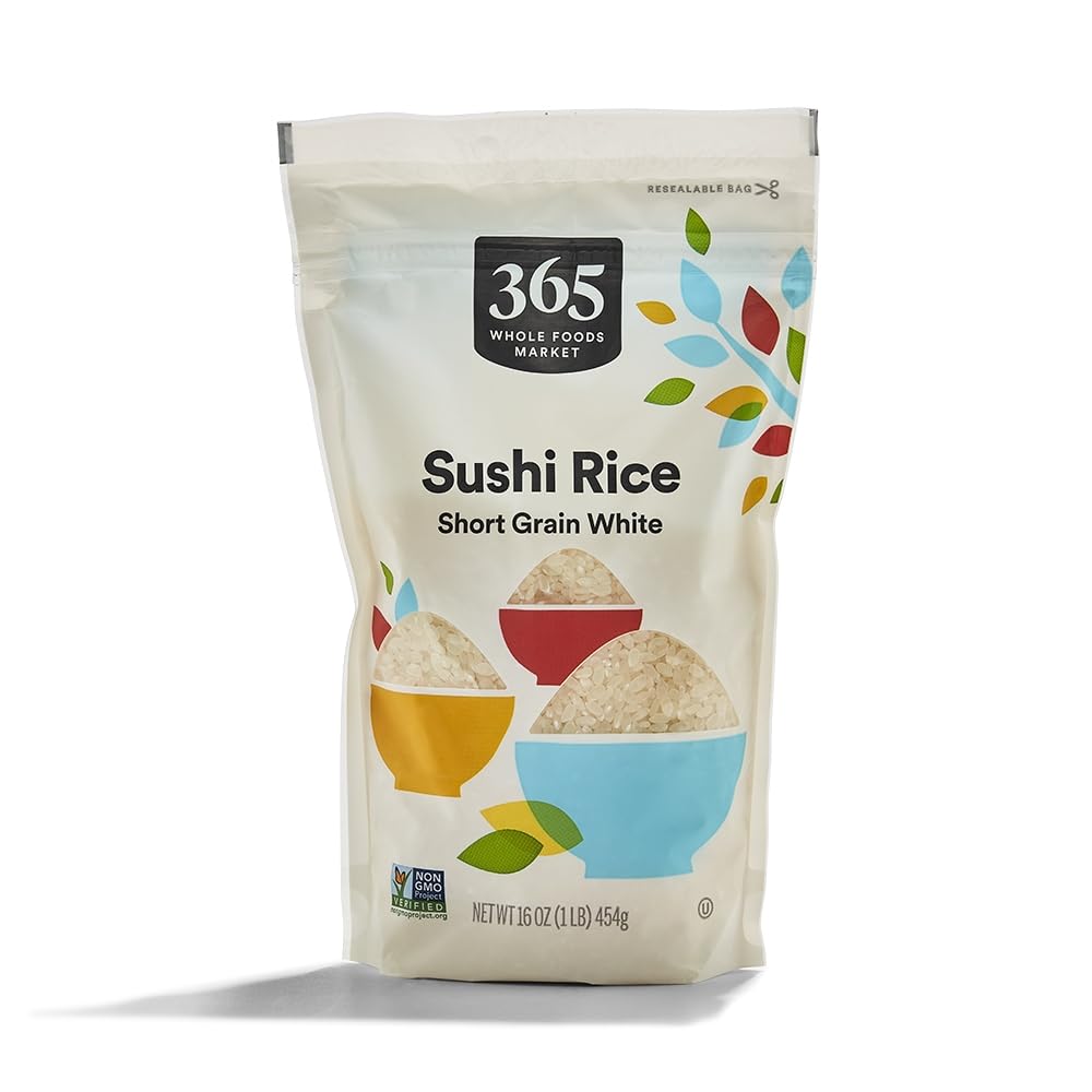 365 by Whole Foods Market Short Grain White Sushi Rice 16 Ounce