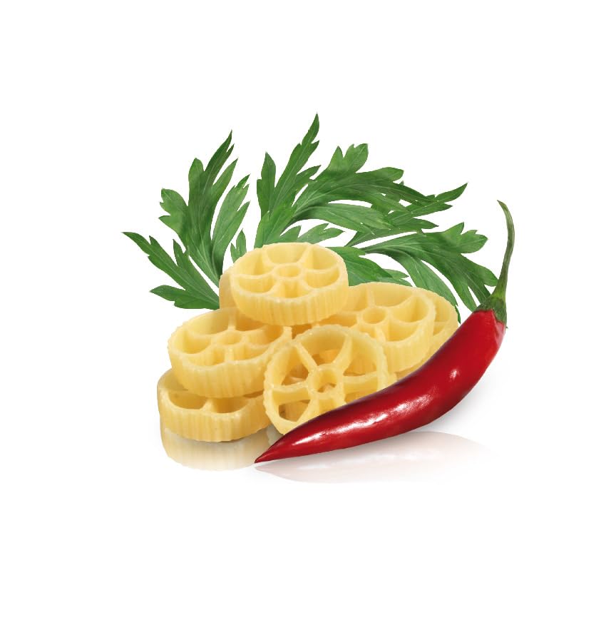 De Cecco Pasta, Rotelle No.54, 1 Pound (Pack Of 12) - Made In Italy, High In Proteing & Iron, Bronze Die