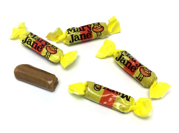 Mary Jane Taffy Candy, 3 Ounce Bag - 12 Bags