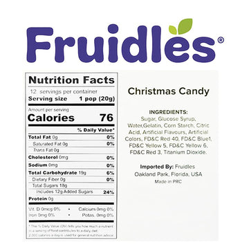 Fruidles Penguin Lollipops And Candy Rings Suckers, Fat-Free, Individually Wrapped (Penguin Lollipops, 12-Pack)