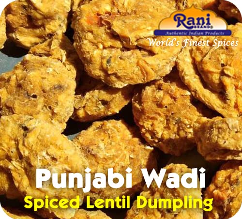 Rani Punjabi Wadi (Vadi) Lentil Spiced Flour Balls 14Oz (400G) Pet Jar ~ High Protein, All Natural | Vegan | No Colors | Indian
