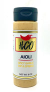 HCO Spicy Garlic Aioli- Tangy Spread & Dip from Hot Crispy Oil | Perfect for Sandwiches, Fries & More (8oz)