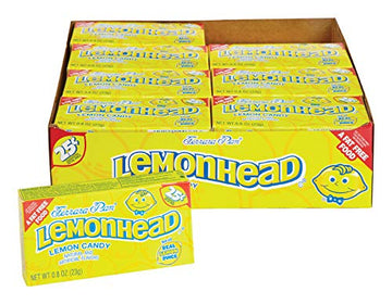 Ferrara Candy Company Lemonhead Lemon Candy 0.8 oz. - Case of: 2424