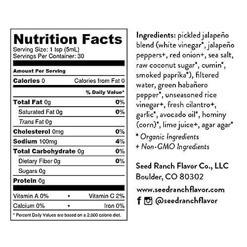 Seed Ranch Gourmet Everything But The Taco Hot Sauce, 3 Pack, Medium Heat - Vegan, Non-Gmo Taco Seasoning, No Preservatives Or A