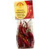 Tuttocalabria Dried Whole Calabrian Chili Peppers, Dry Peppers On Stem, Great For Cooking Or Decoration, All Natural, Non-Gmo, Product Of Italy, 20 Gram