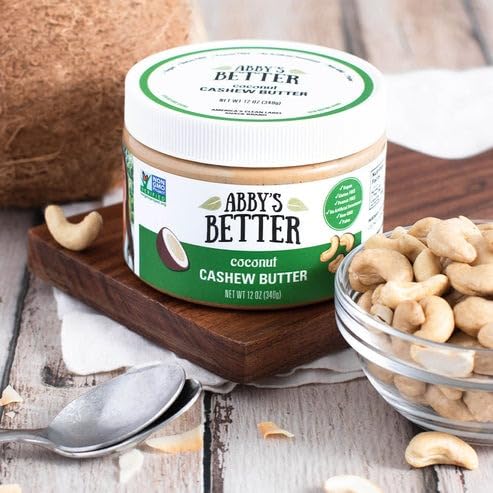 Abby'S Better: Coconut Cashew Nut Butter, 12 Oz Jar