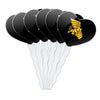 GRAPHICS & MORE Cupcake Picks Set of 6, Acrylic, Missouri Western State University Heart Love Design
